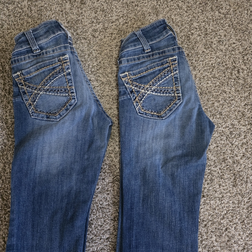 Ariat Women's Boot Cut Jeans in Medium Blue Wash